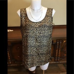 Stunt animal print top